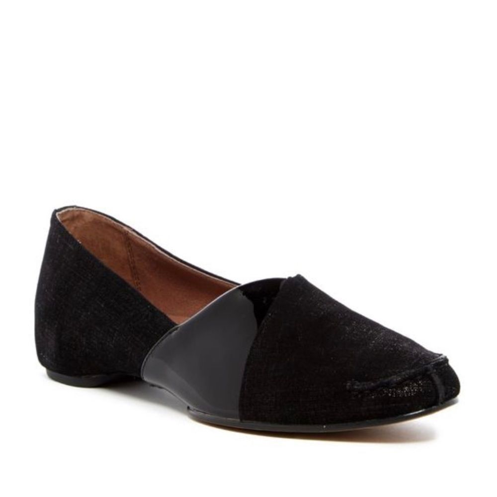 Donald J Pliner Black Brix Flat Mocasines